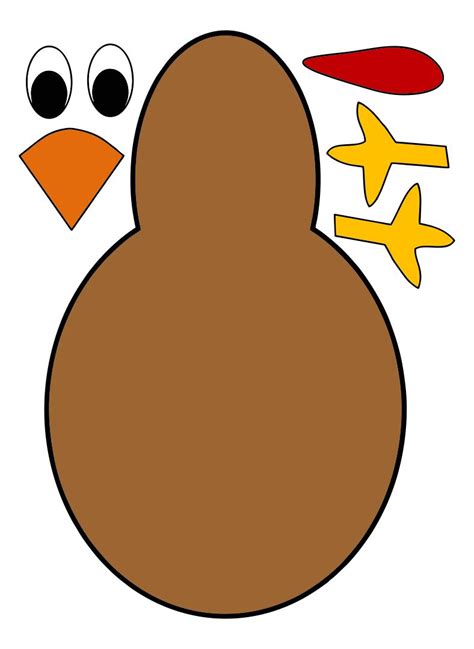 Free Printable Template Of A Turkey