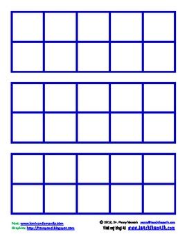 Free Printable Ten Frames By Penny Messick Teachers Pay Teachers