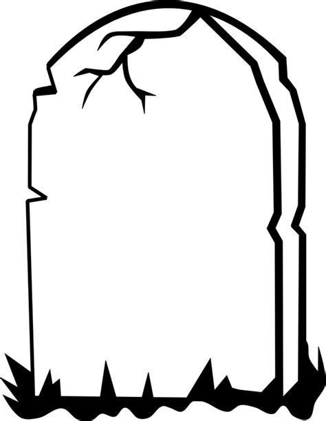 Free Printable Tombstone Template