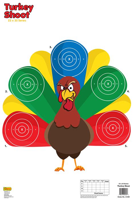 Free Printable Turkey Shoot Targets