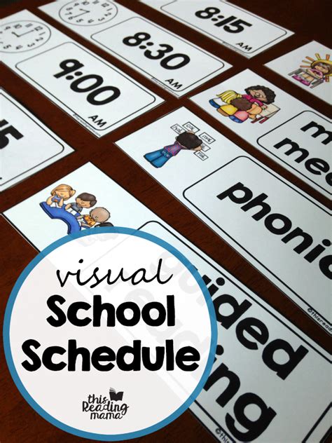 Free Printable Visual Schedule For Classroom Pdf PRINTABLE TEMPLATES