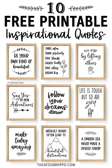 Free Printable Wall Art Quotes