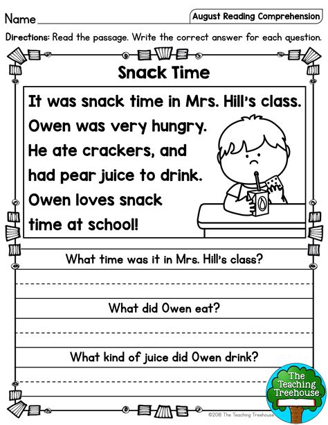 Free Printable Worksheets Reading