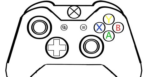 Free Printable Xbox Controller