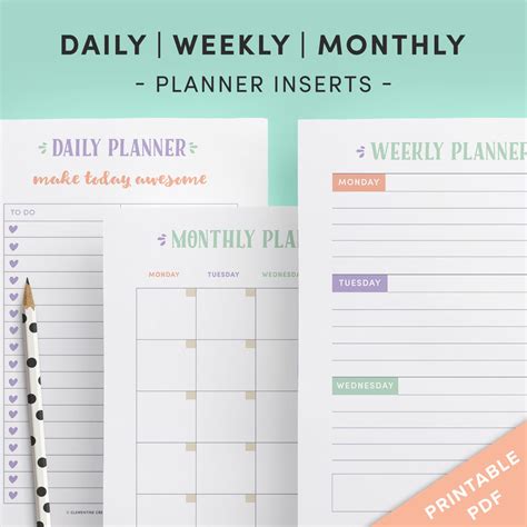 Free Printables! Daily, Weekly & Monthly Cleaning Schedule