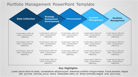 Free Project Portfolio Management PowerPoint Template SlideUpLift