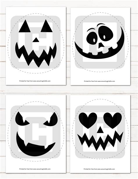 Free Pumpkin Carving Templates Easy