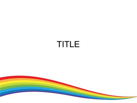 Free Rainbow PowerPoint Templates