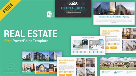 Free Real Estate Powerpoint Template Design Slidesalad