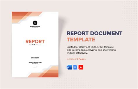 Free Report Template For Google Docs