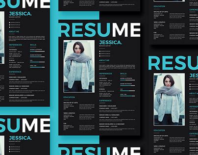 Free Resume Cv Template On Behance