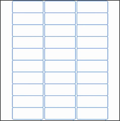 Free Return Address Label Template 60 Per Sheet Addictionary