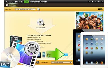 Free Rip and Convert DVD to iPad - CloneDVD