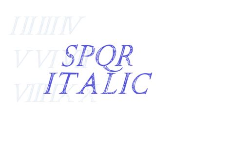 Free SPQR Fonts - free-fonts.com