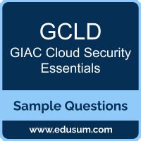 Free Sample GCLD Questions