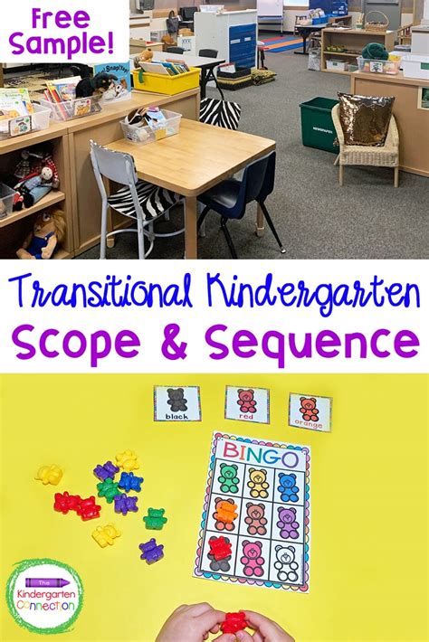 Free Sample Scope and Sequence for Transitional Kindergarten