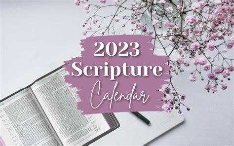 Free Scripture Calendar 2023 PELAJARAN