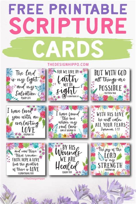 Free Scripture Printables Free Templates Printable