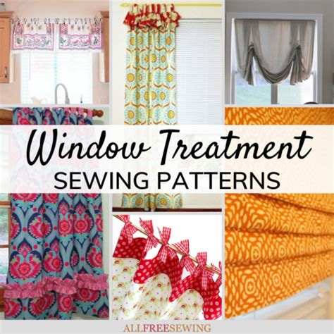 Free Sewing Patterns to Make Window Treatment Projects AllFreeSewing…