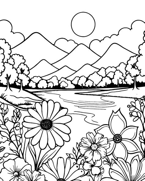 Mother And Son Coloring Pages