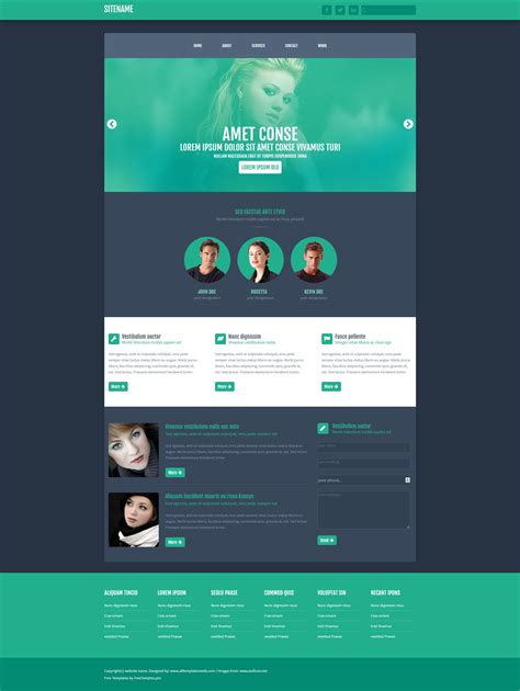 Free Simple HTML Website Templates Of HTML Templates