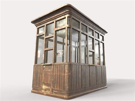 Free SketchUp Architecture-Ticket-Booth Models TurboSquid