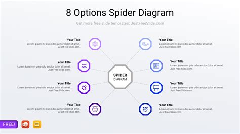Free Spider Diagram Powerpoint Template Free Powerpoint Templates Slidehunter Com