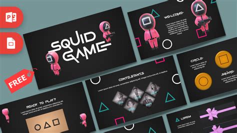 Free Squid Game Animated Presentation Template & Slides Theme