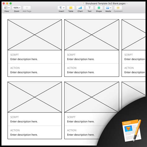 Free Storyboard Templates For Apple Pages Plot