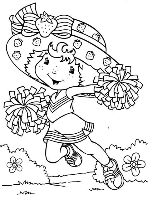 Free Strawberry Shortcake Coloring Pages