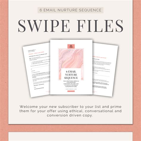 Free Swipe File Email Nurture Sequence Template