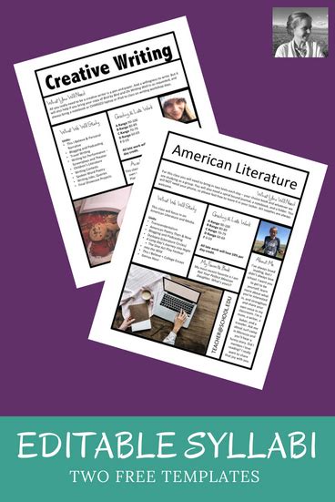 Free Syllabus Templates For Teachers Spark Creativity