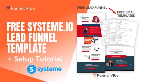 Free Systeme.io Lead Funnel Template Email Templates Setup Overview