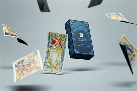 Free Tarot Card PSD Design Mockup