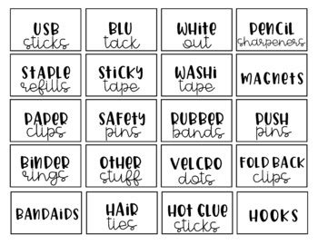 Free Teacher Toolbox Labels For Bunnings Toolbox By My Teaching Pal
