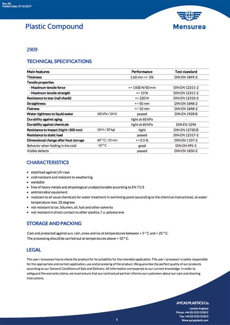 Free Templates Data Sheet, Spec Sheet and More