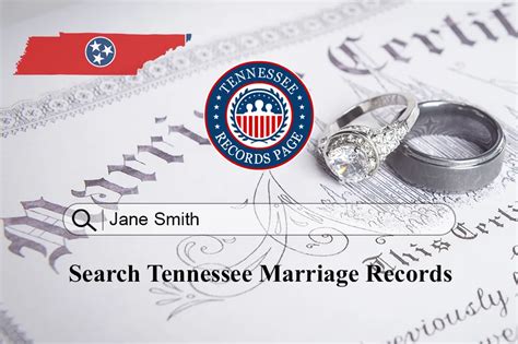 Free Tennessee Marriage Records Enter Name To View