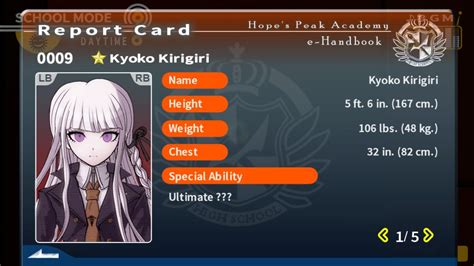 Free Time Events/Kyoko Kirigiri Danganronpa Wiki Fandom