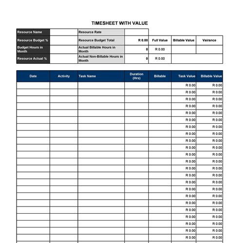 Free Timesheet Template for Mac Of Monthly Editable Excel Timesheet with Automatic
