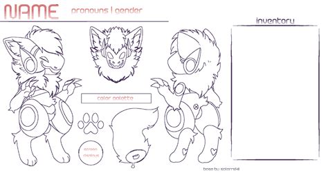 Free To Use Protogen Ref Sheet Base Drawflatulence