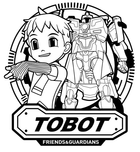 Free Tobot Coloring Pages Download And Print Tobot Coloring Pages