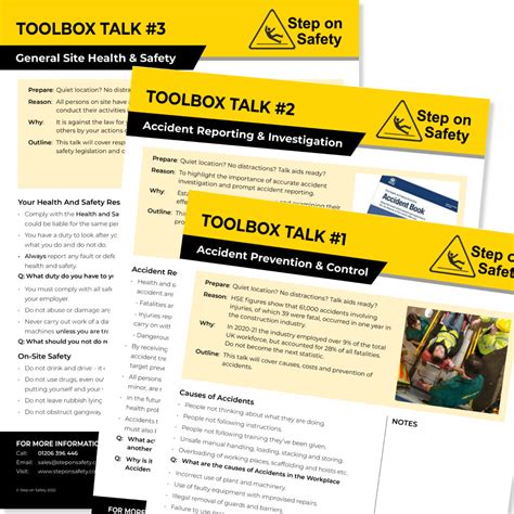 Free Toolbox Talks Pdf Safety Toolbox Talks Training Guide Business