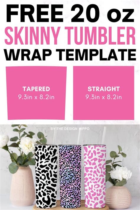 Free Tumbler Wrap Template