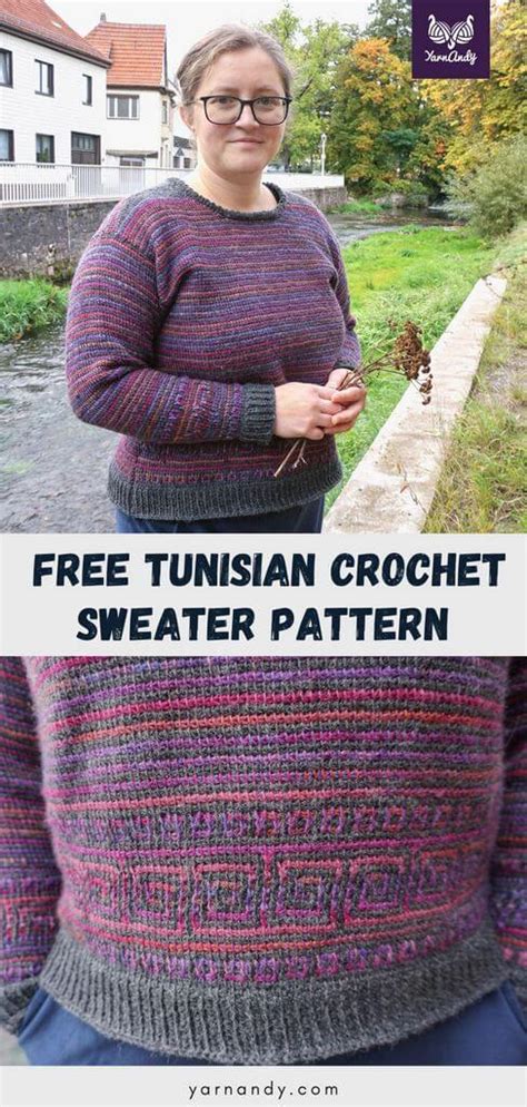 Free Tunisian Crochet Patterns Sweater These Include Free Patterns That
