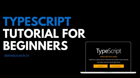 Free TypeScript Tutorial For Beginners In 2020