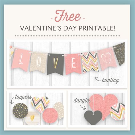 Free Valentine S Day Printables Pear Tree Blog