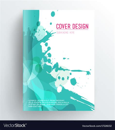 Free Vector Book Cover Template Design