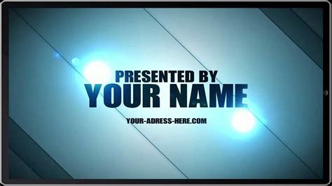 Free Video Intro Templates Addictionary