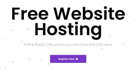 Free Web Hosting with PHP and MySQL InfinityFree.