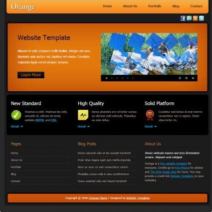 Free Website Templates Download HTML and Css and Javascript Of Free